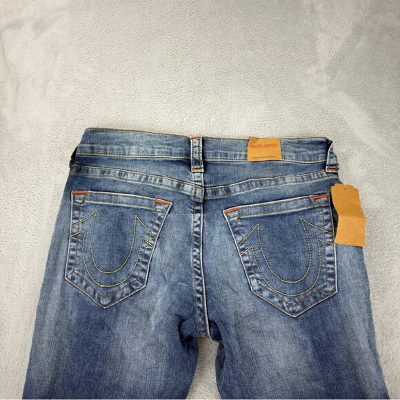 True Religion NWT Men's Size 33x32 Rocco Skinny NF 32 SN 105459 Blue Denim Jeans - Picture 10 of 11